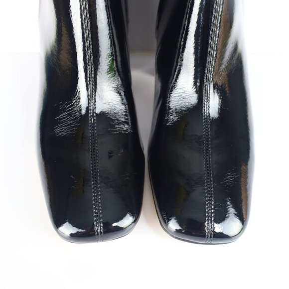 Sam Edelman Women's Codie High Heel Booties Patent Leather Black 10.5- 0268 - Picture 3 of 16